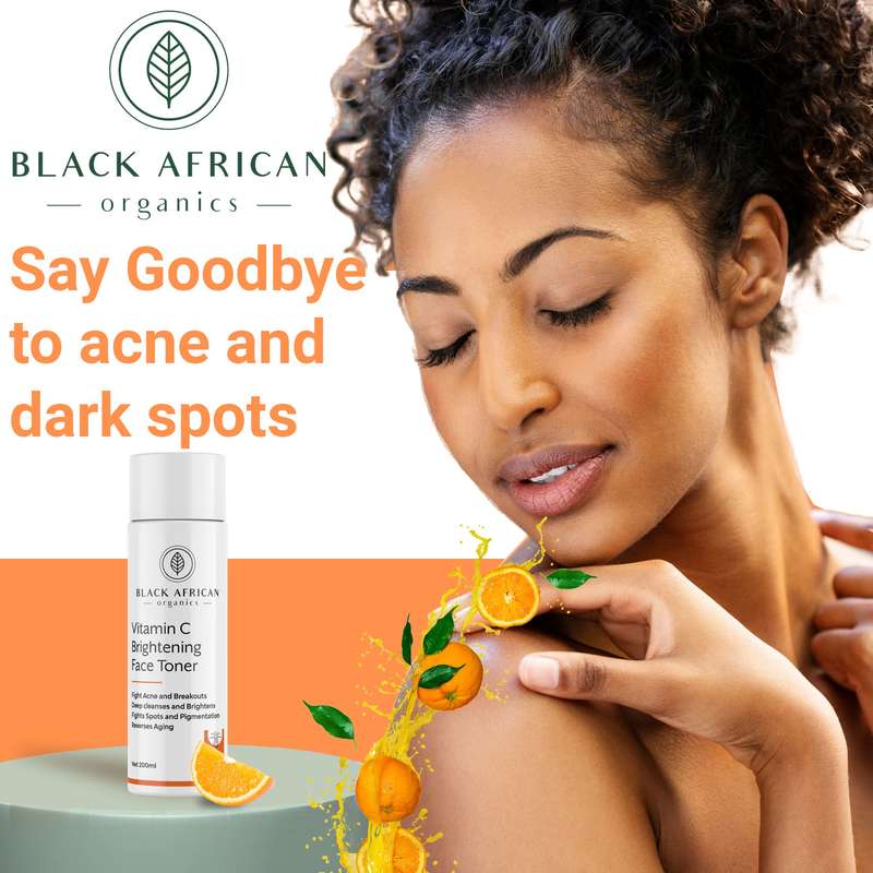 Vitamin C + Hyaluronic Acid Natural Anti-Breakouts Face Clarifying Toner - Bulk Wholesale
