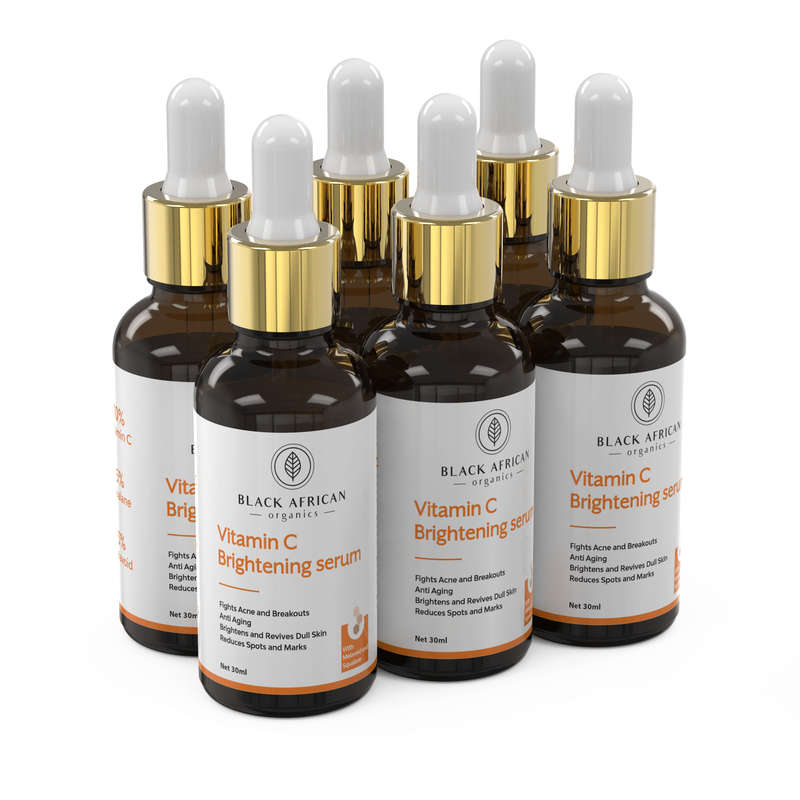 Vitamin C & Hyaluronic Acid Brightening Face Serum | Infused with Melavoid & Squalene, Targeting ...