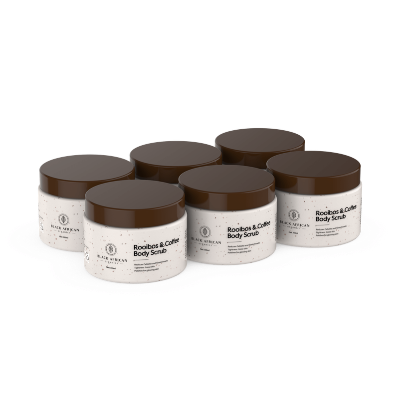 Organic Rooibos and Coffee Stretchmarks and Cellulite Body Scrub - Bulk Wholesale