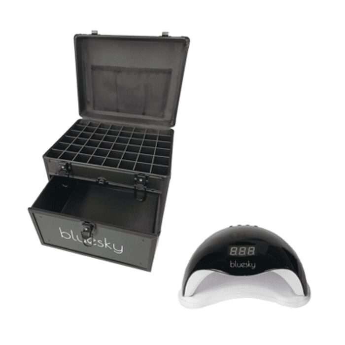Professional Nail Case and 48 Watt Bluesky Lamp