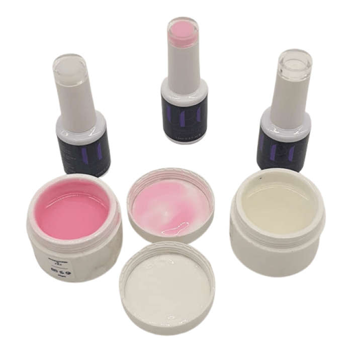 LGC Builder Gel:- Clear & Cover Pink