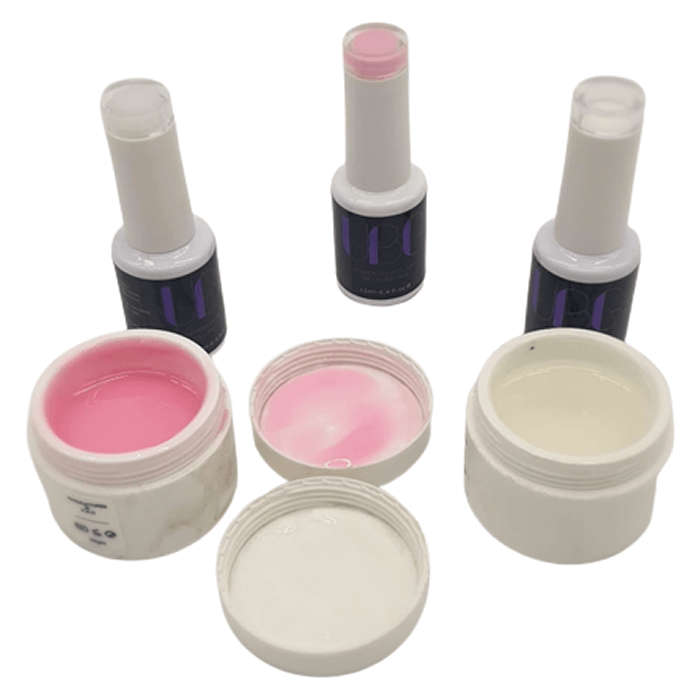 LGC Builder Gel:- Clear & Cover Pink