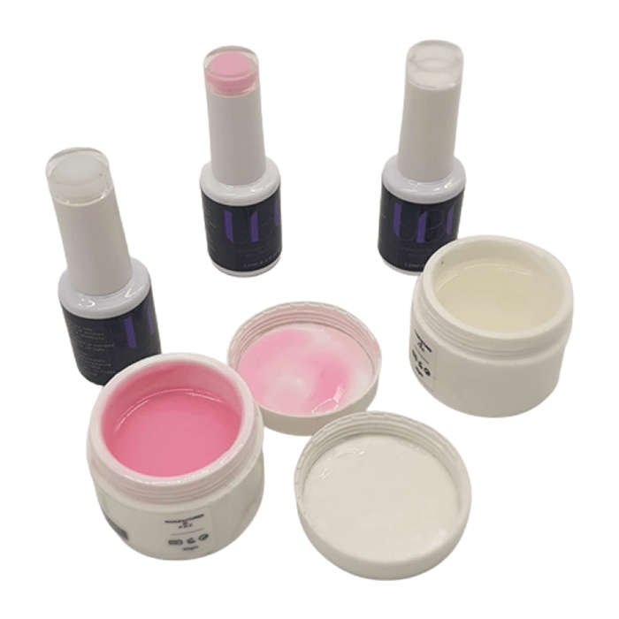 LGC Builder Gel:- Clear & Cover Pink