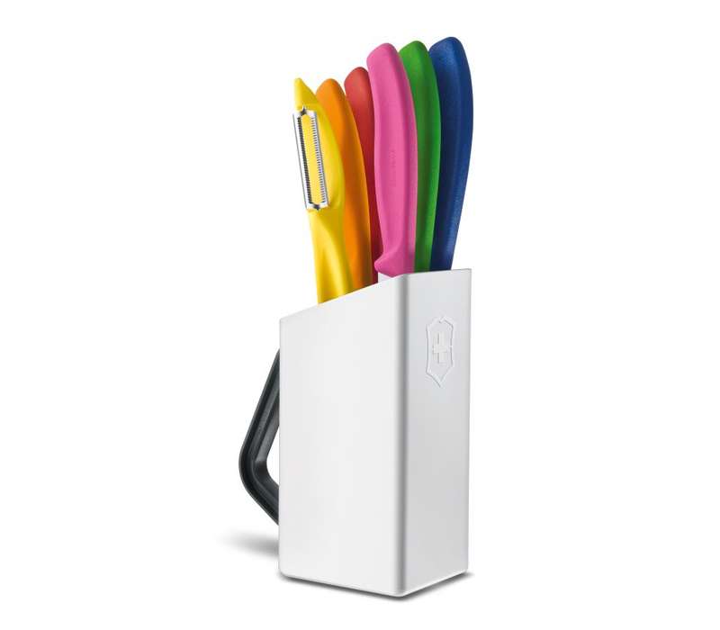 VICTORINOX SwissClassic Utility Block - 6 Pieces White V6.7127.6L14
