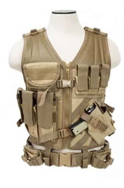 Tactical Vest [2xl+] - Tan Ctvl2916t