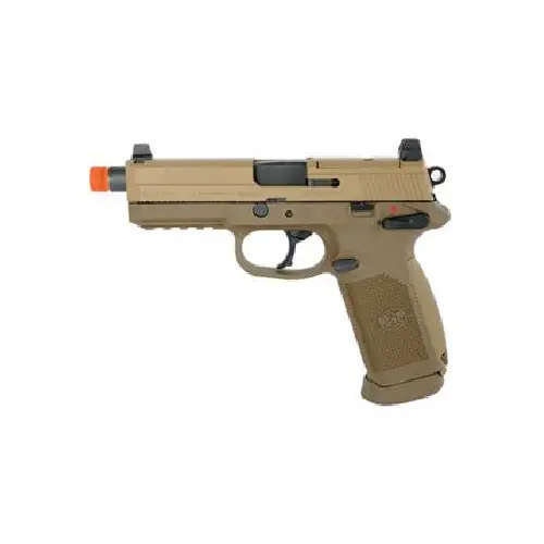 FN HERSTAL FNX-45 TACTICAL METAL GAS BLOWBACK AIRSOFT PISTOL,TAN 200503