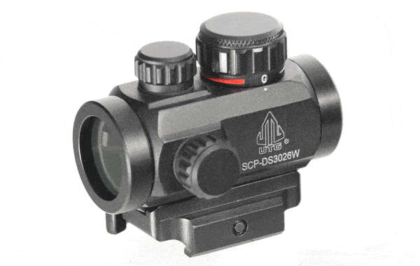 UTG 2.6" ITA Red/Green CQB Micro Dot with Integral QD Mount SCP-DS3026W