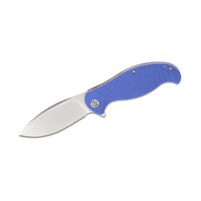 We Knives C802B Naja Flipper Knife Blue G10 Handles