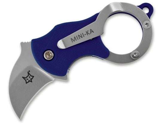 Fox FX-535BL Mini-Ka Folding Karambit Blue