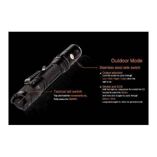 Fenix LD22 LED Flashlight (Black)