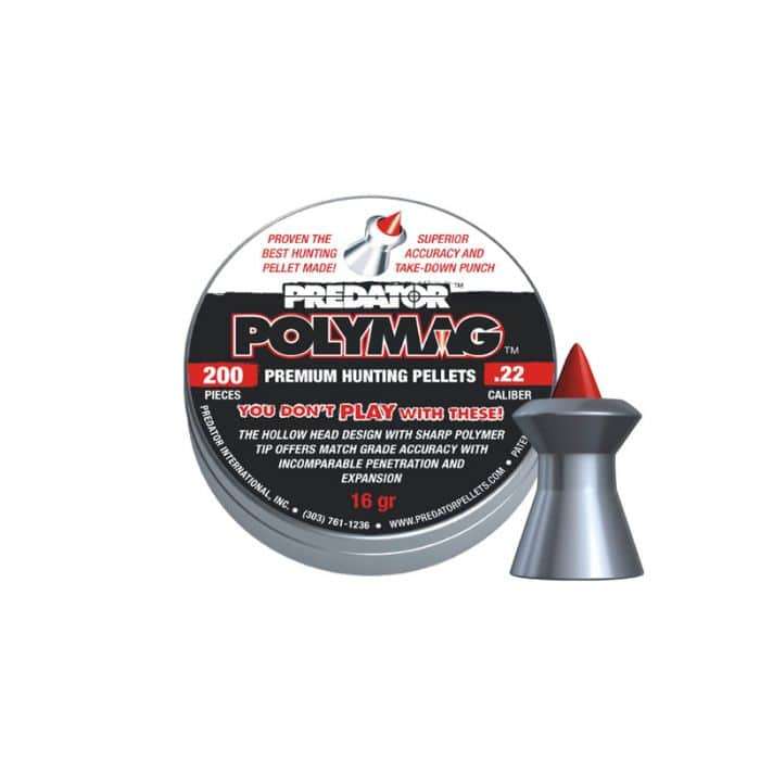 JSB MATCH DIABOLO PREDATOR POLYMAG PELLET 5.5MM 200CT- JSB-1002-01
