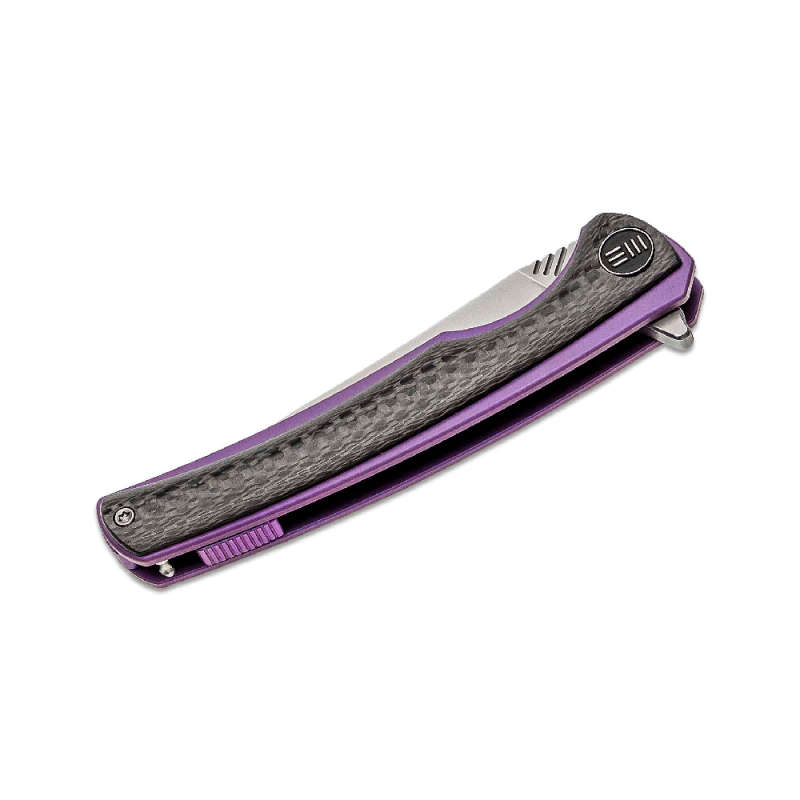 WE 704CF-A Purple TI Liner with CF Handle Polished Bead Blast