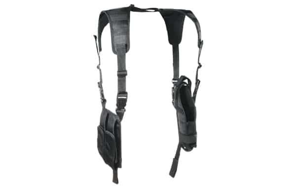 UTG Vertical Shoulder Holster Black PVC-H175B