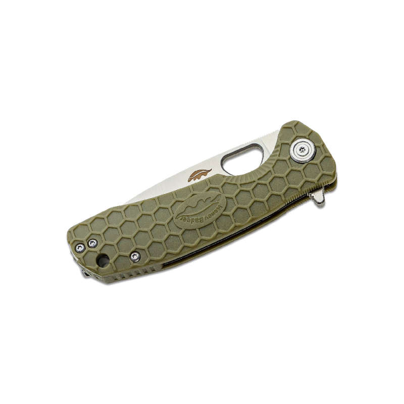 Honey Badger Green Medium Folding Knife- HB1013