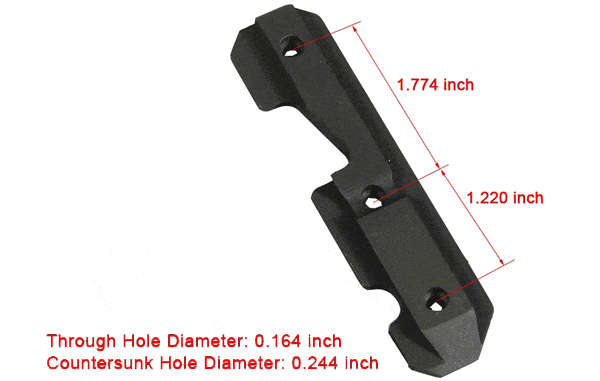 UTGTL-M47SR Sporting Type Steel Plate For Side Mount