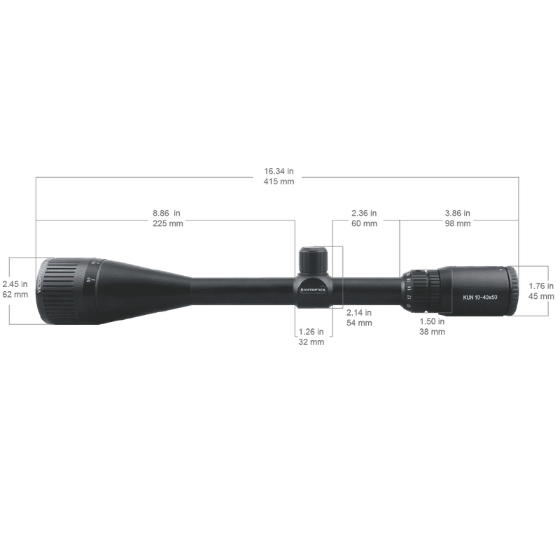 VICTOPTICS OPSL24 C4 10-40X50 SFP RIFLE SCOPE