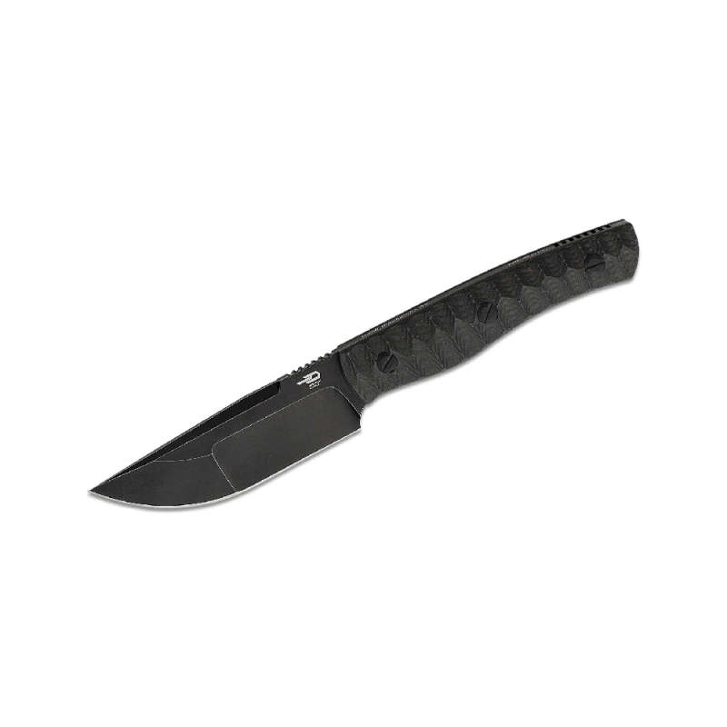 BESTECH Heidi Blacksmith Carbon Fiber Fixed Blade Knife - BFK04B