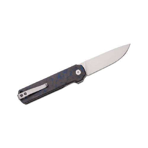 QSP QS144-E LARK-LINER LOCK  14C28N SATIN BLUE SHREDDED CF OVERLAY