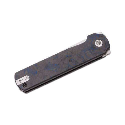 QSP QS144-E LARK-LINER LOCK  14C28N SATIN BLUE SHREDDED CF OVERLAY