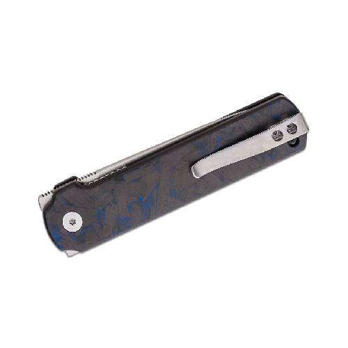 QSP QS144-E LARK-LINER LOCK  14C28N SATIN BLUE SHREDDED CF OVERLAY