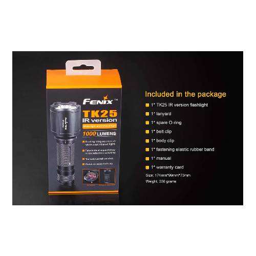 Fenix TK25 IR LED Flashlight