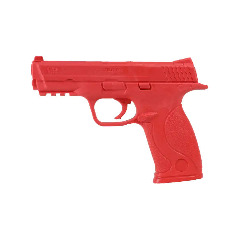 TRAINING PISTOL TPR MATERIAL 19CM RED COLOR - E403R