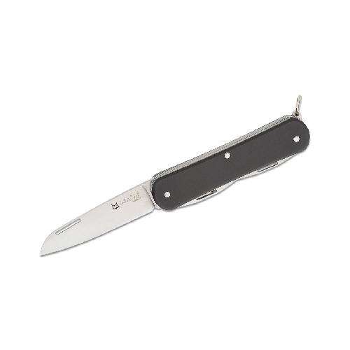 FOX Vulpis Folding Multi-Purpose N690Co Polished Blade Black - FX-VP130-F4 BK