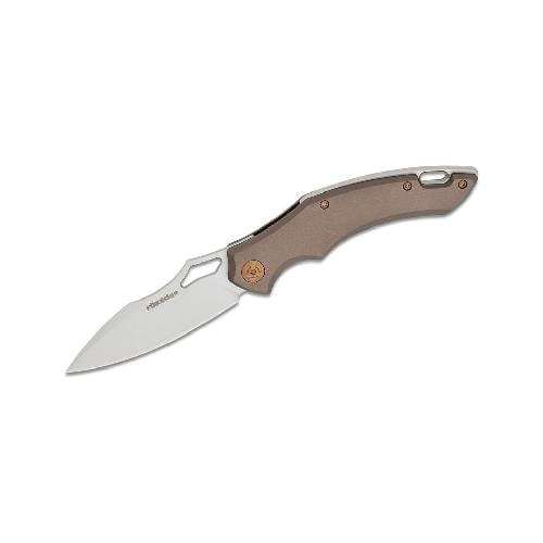 FOX Edge Sparrow Folding Knife 9Cr13 Bead Blasted Blade Bronze - FE-031