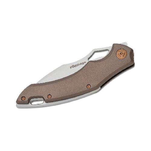 FOX Edge Sparrow Folding Knife 9Cr13 Bead Blasted Blade Bronze - FE-031