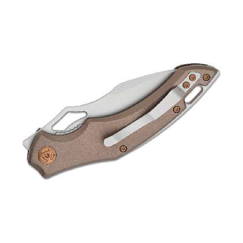 FOX Edge Sparrow Folding Knife 9Cr13 Bead Blasted Blade Bronze - FE-031