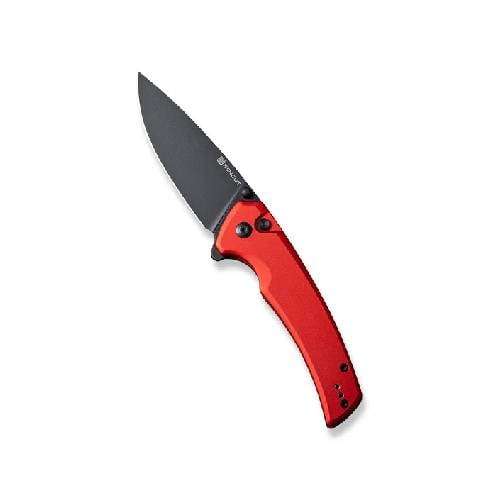 SENCUT SERENE RED ALUMINIUM HANDLE BLK STONEWASH D2 BLADE - S1022B-2