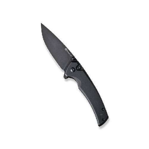 SENCUT SERENE BLK ALUMINIUM HANDLE BLK STONEWASH D2 BLADE - S1022B-1