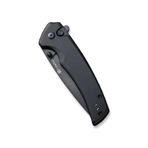 SENCUT SERENE BLK ALUMINIUM HANDLE BLK STONEWASH D2 BLADE - S1022B-1