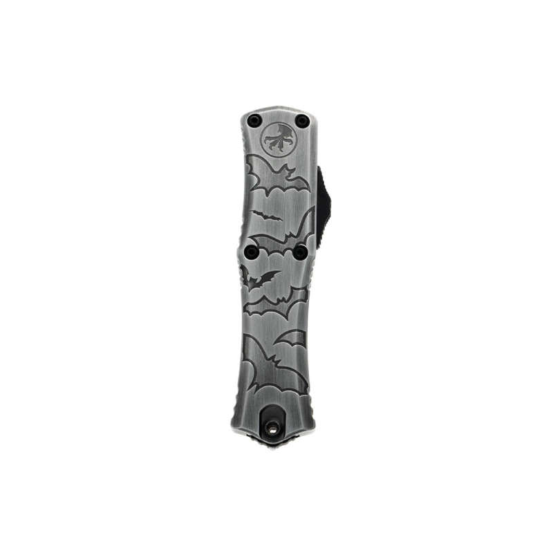 Microtech Hera II Mini D/E Signature Series Brushed Metal Bats Standard - 1702M-1BMHWBAS