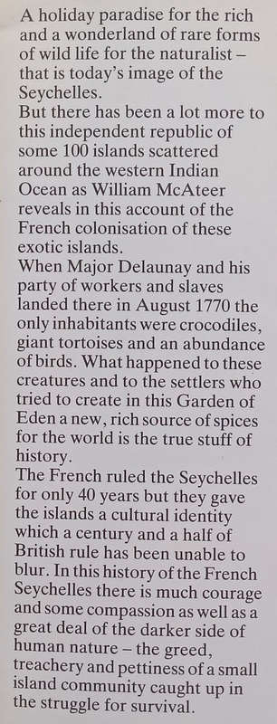 Rivals in Eden: History of the French Settlement and British Conquest of the Seychelles Islands