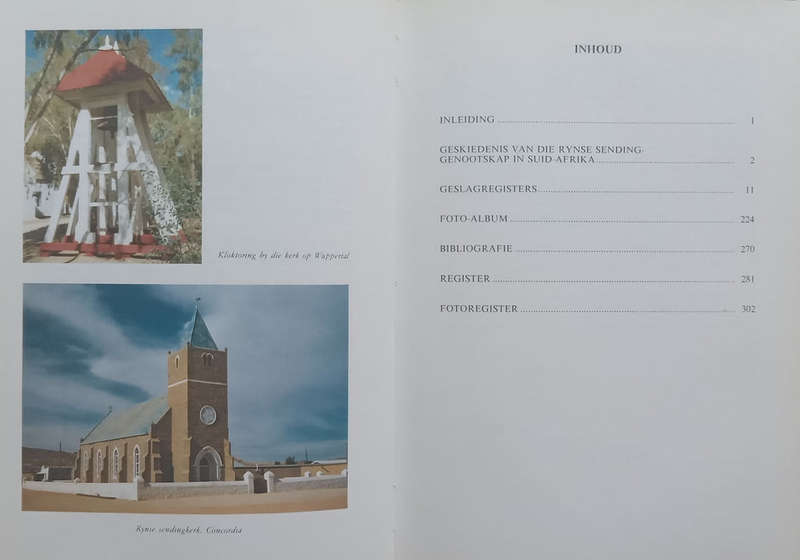 Die Nasate van die Rynse Sendelinge in Suid-Afrika