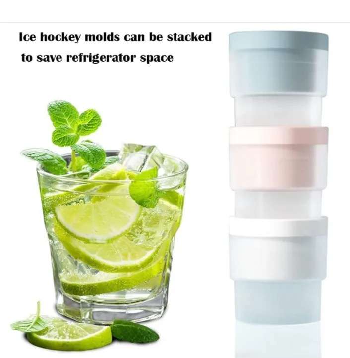 3 Round Ice Cube Mold Large Ice Balls Maker With Lid Silicone