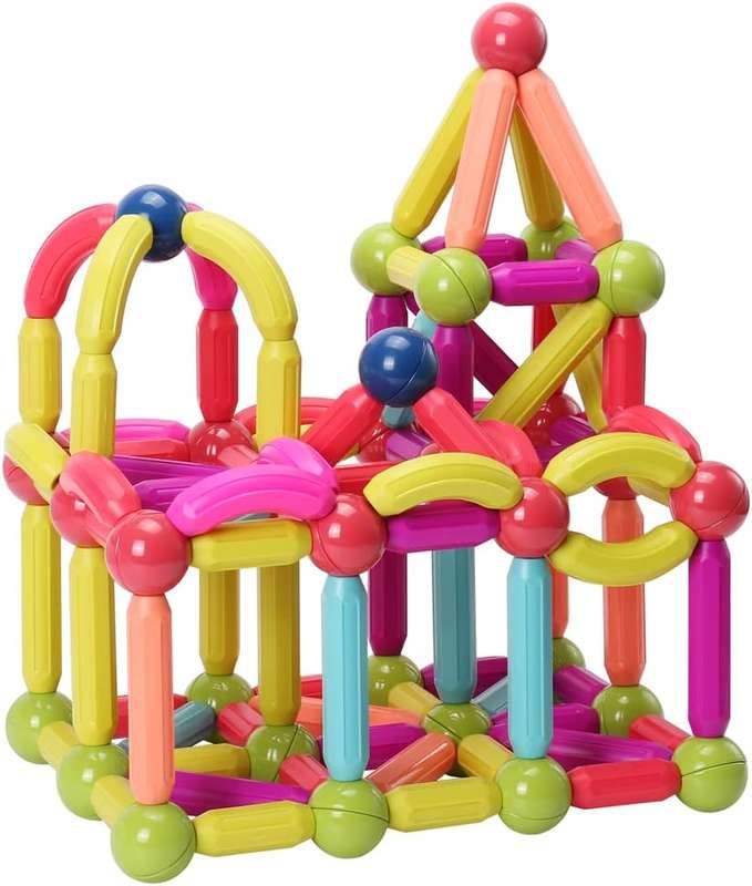 42 Piece Magnetic Sticks &amp; Ball Building Block Set
