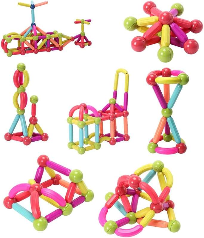 42 Piece Magnetic Sticks &amp; Ball Building Block Set