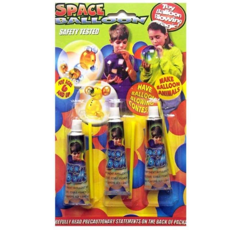 Space Balloons 6 Piece - 2 Packs Of 3