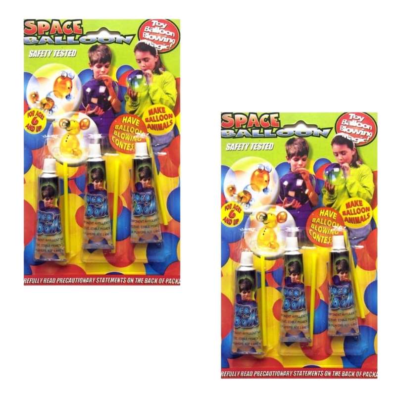 Space Balloons 6 Piece - 2 Packs Of 3