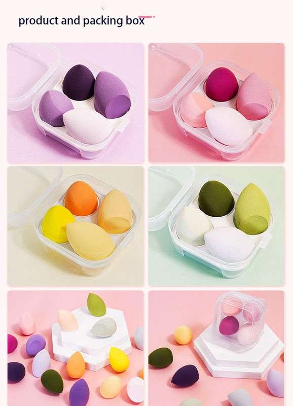 Senza Makeup Sponge Blender Set OF 8 With 2 Storage Case