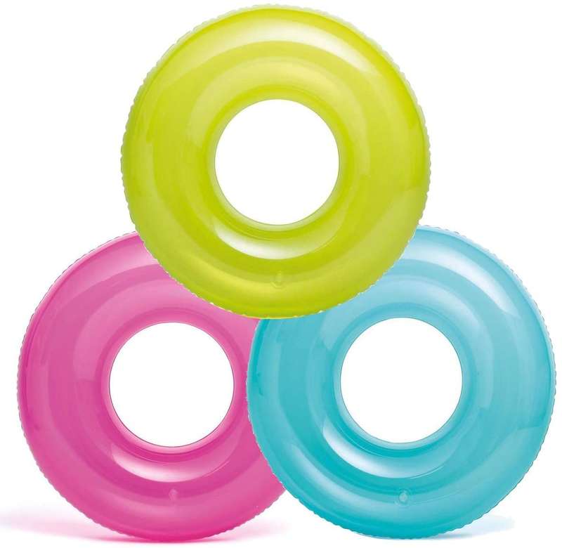 INTEX TRANSPARENT TUBES 76CM- PACK OF 3