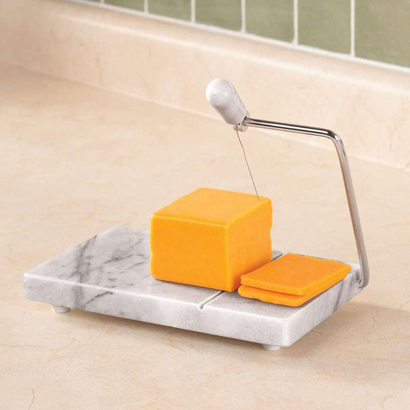 Marble Cheese Slicer &amp; Serving Tray