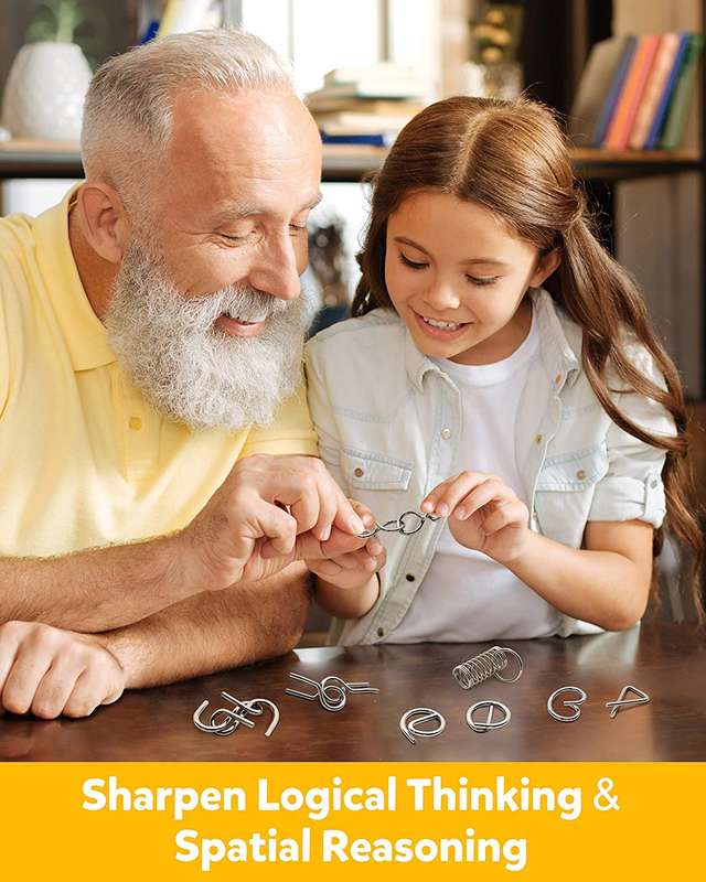 Metal Wire Puzzle - Set of 3