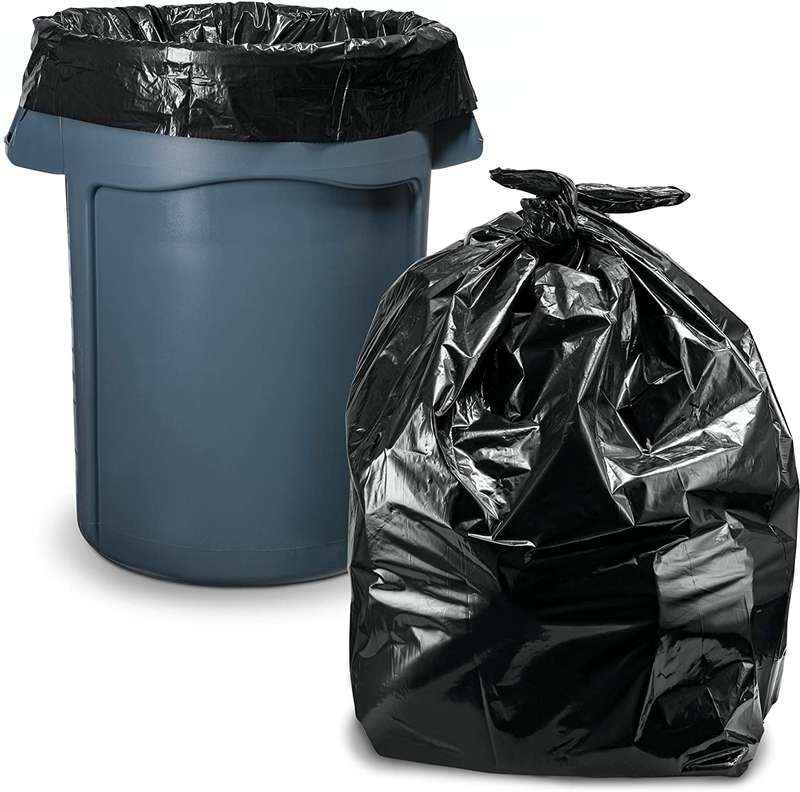 Black Heavy Duty Garbage Bags 750mmX950mm- Pack Of 60