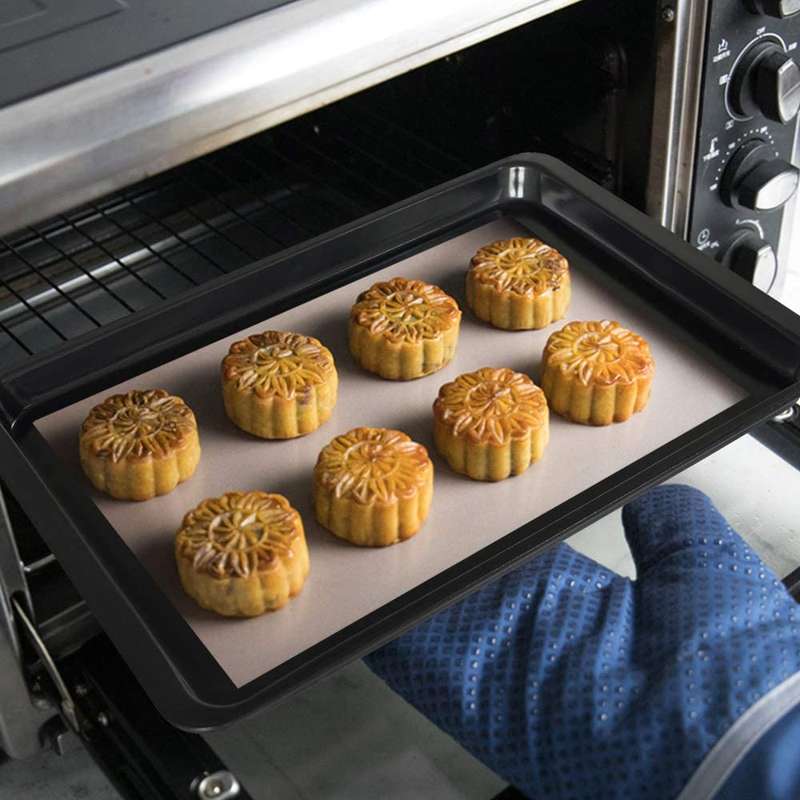 2 Pack Cookie Sheet Set Nonstick Carbon Steel Oven Baking Pans