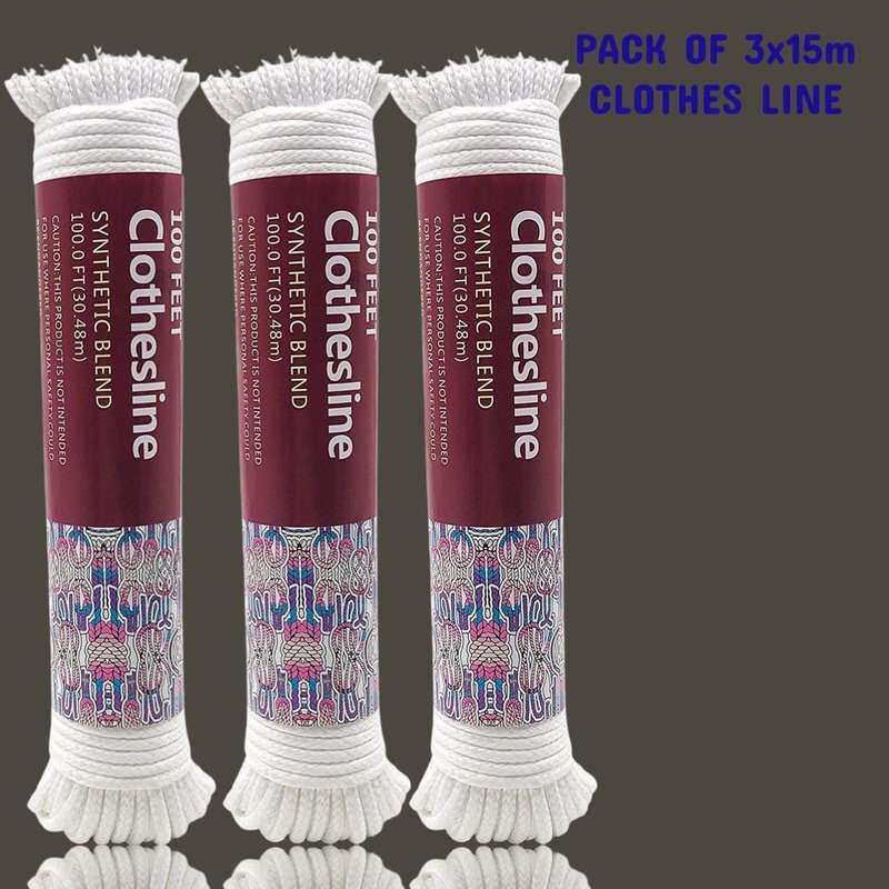 SENZA CLOTHES LINE 3x15m ROLLS