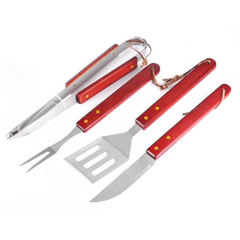 BBQ Grill Braai Knife Stainless Steel For Camping & Outdoor 35cm
