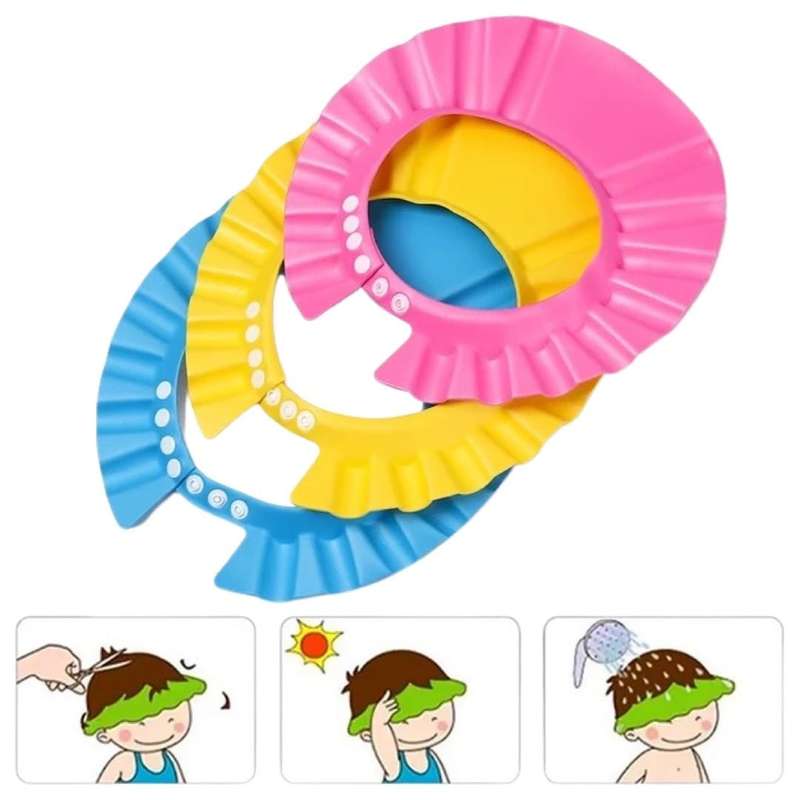 Baby Universal Bathing Shampoo Cap Shower Pack Of 2